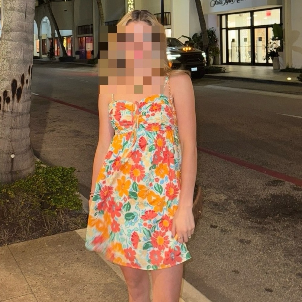 Copper Key Multicolor Floral Dress